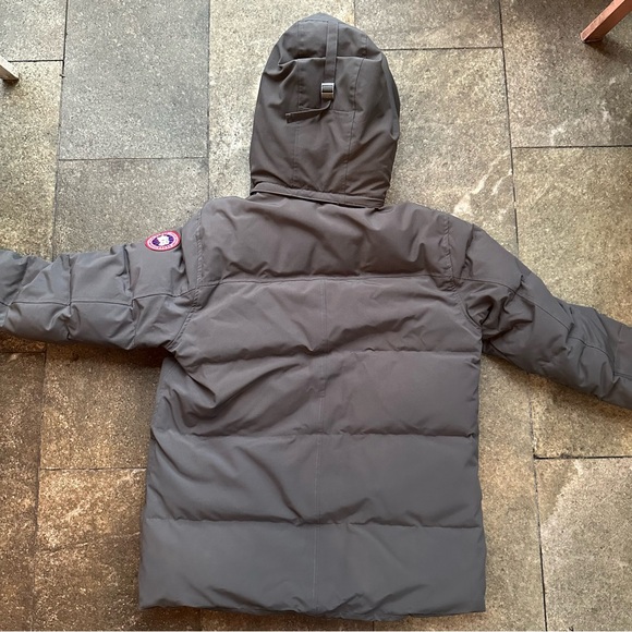 Canada Goose Wyndham Parka Mens Graphite Gray Size XL Real Fur Hood 3808M - Picture 10 of 16